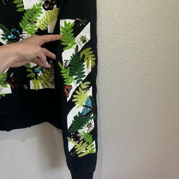 Off-White c/o Virgil Abloh Women's Small Butterfly Insect Embroidered Jacket - Picture 8 of 16